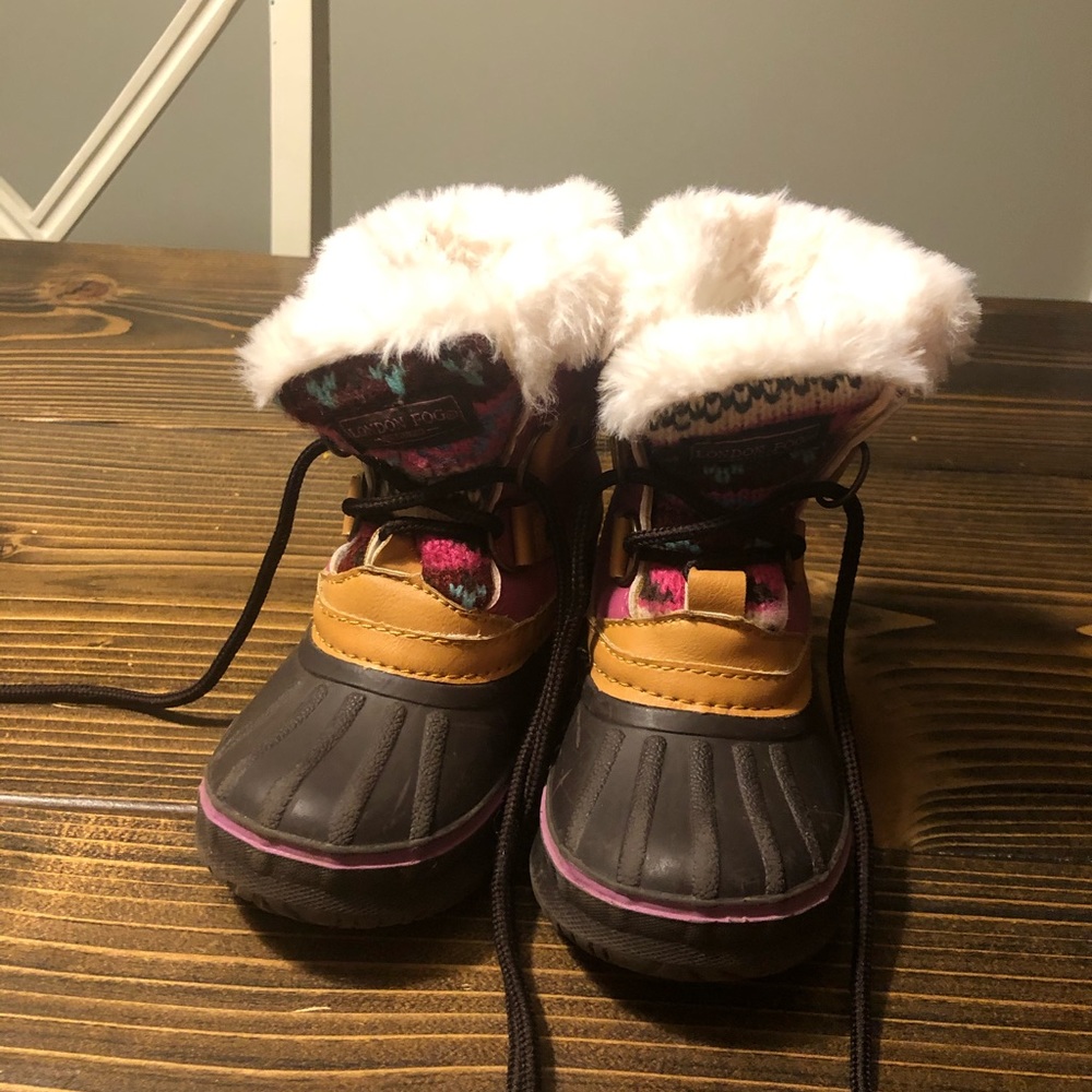 London fog toddler snow boots